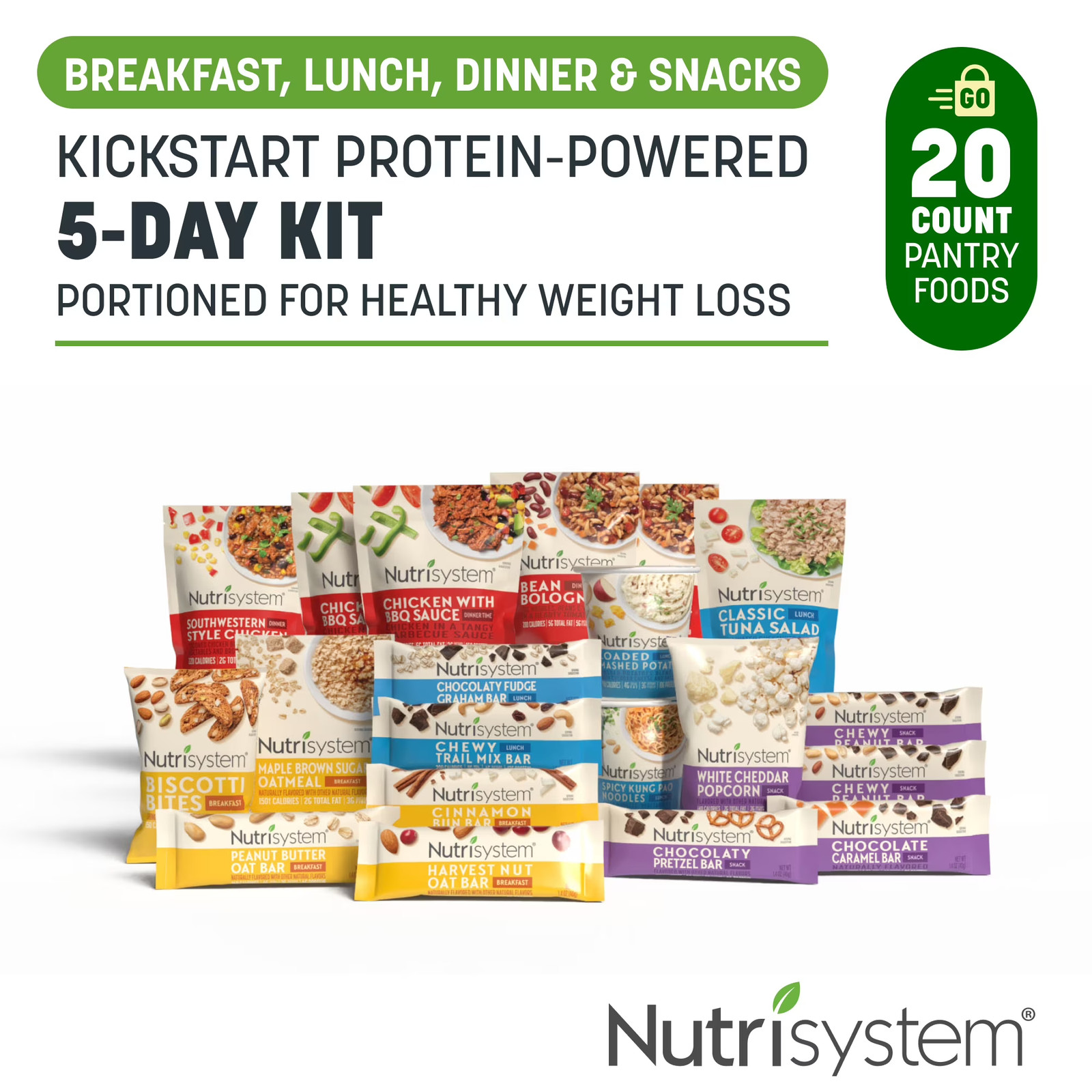 20 Count 5 Day Weight Loss Meal Kit