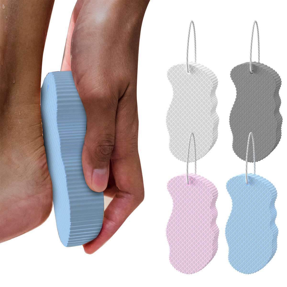 1/4 pcs Ultra Soft Bath Body Shower Sponge Spa Scrub Exfoliator Dead Skin Remove