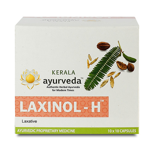 Kerala Ayurveda Laxinol-H Capsule 100 Nos Laxative Useful in Constipation