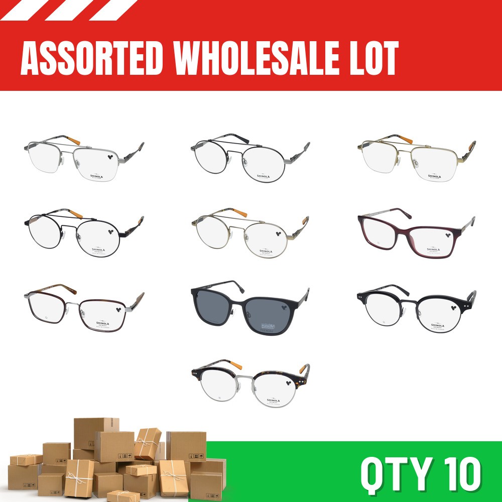 WHOLESALE ASSORTED LOT 10 FLEXON EYEGLASSES spectacles new with tags mixed lot