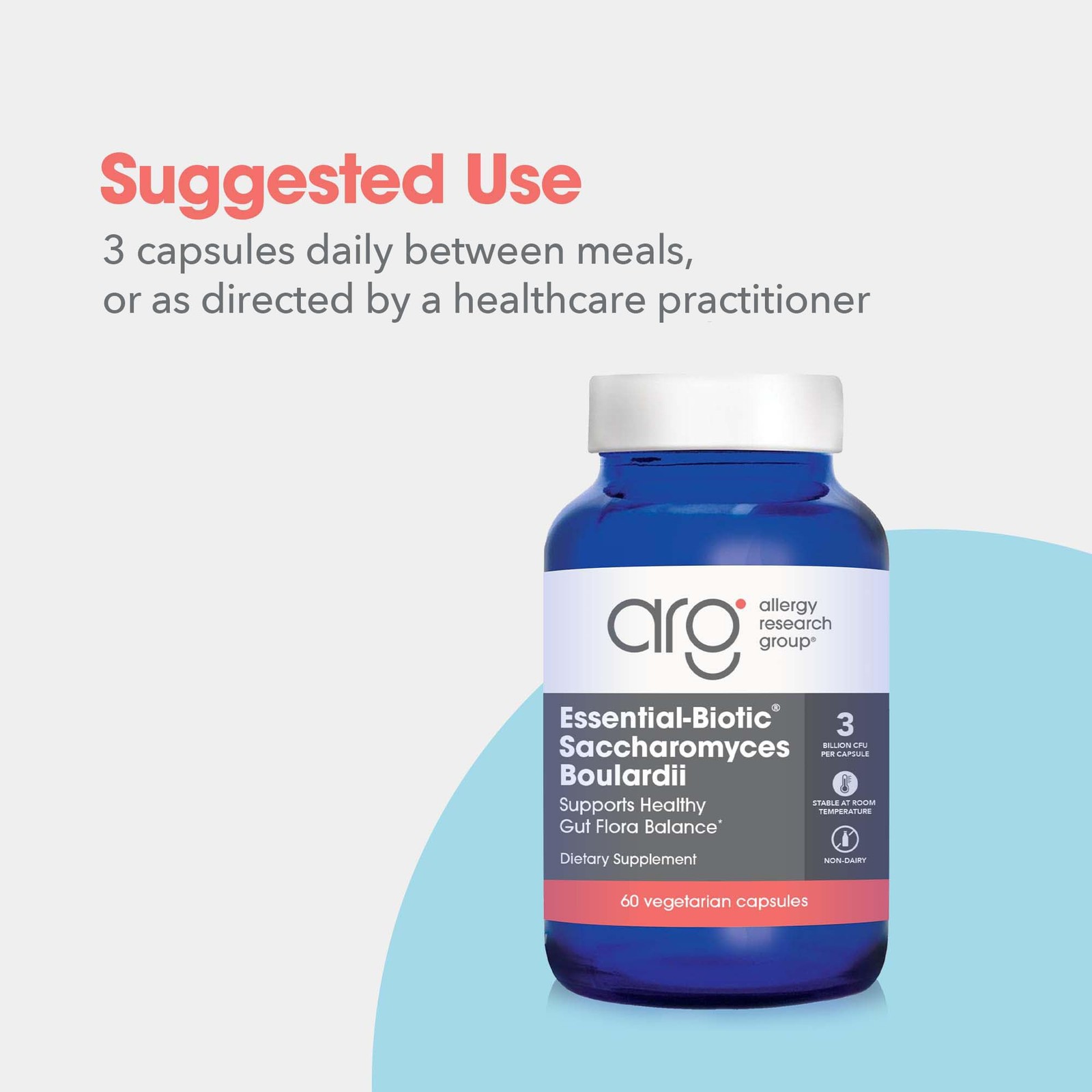 Allergy Research Group Arg Essential-Biotic Saccharomyces Boulardii – 9 Billion