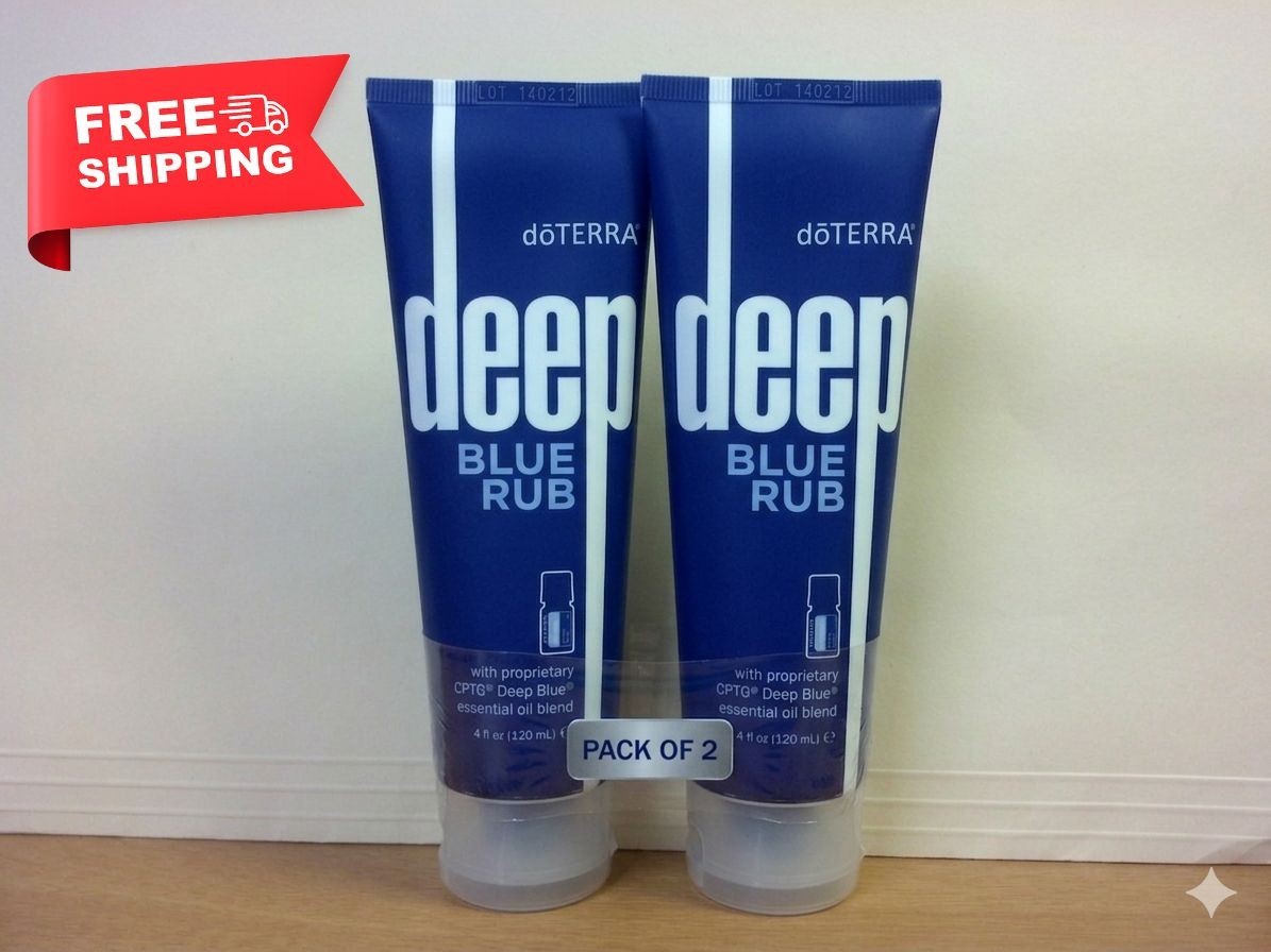 2 Pack doTERRA Deep Blue Rub 4 oz Brand New deep blue cream EXP:09/2028