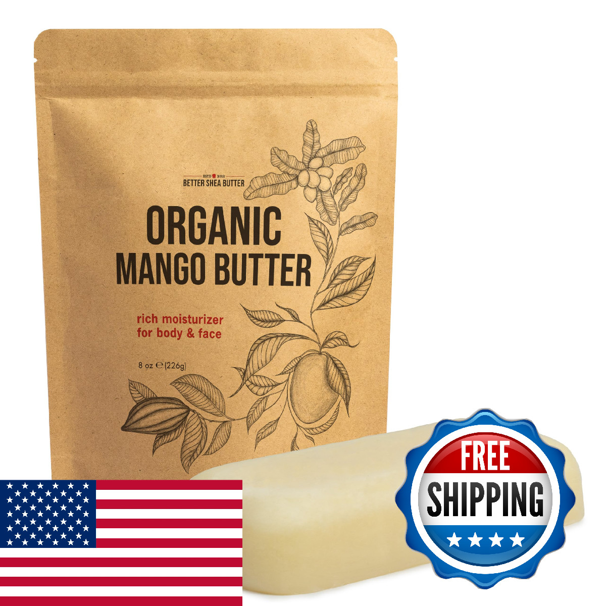 Better Shea Butter Organic – Raw Organic Unrefined Seed For Skin
