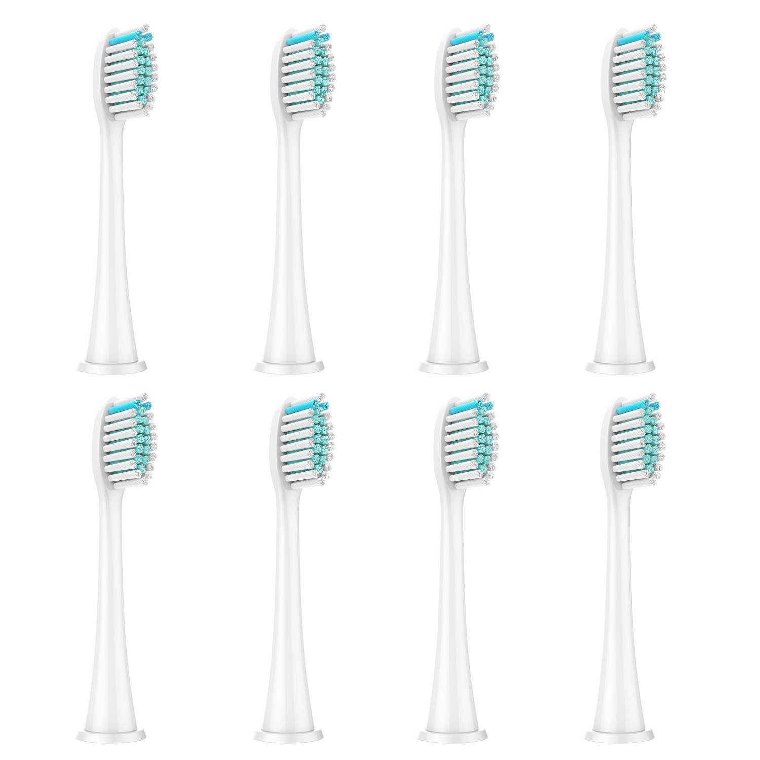 Replacement Toothbrush Heads Compatible with Phillips Sonicare Snap-on 8 Pack