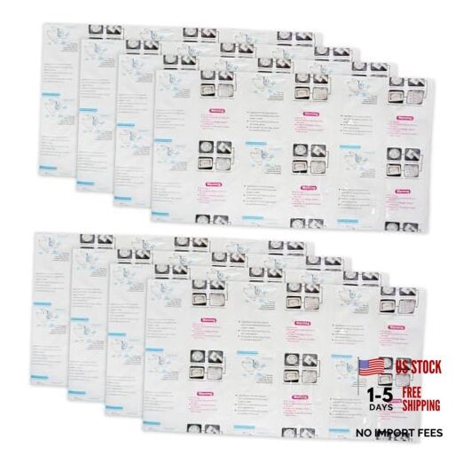 Dry Ice Packs for Shipping Long Lasting (8 Sheets, 12 8 Sheets (12 Cell/Sheet)