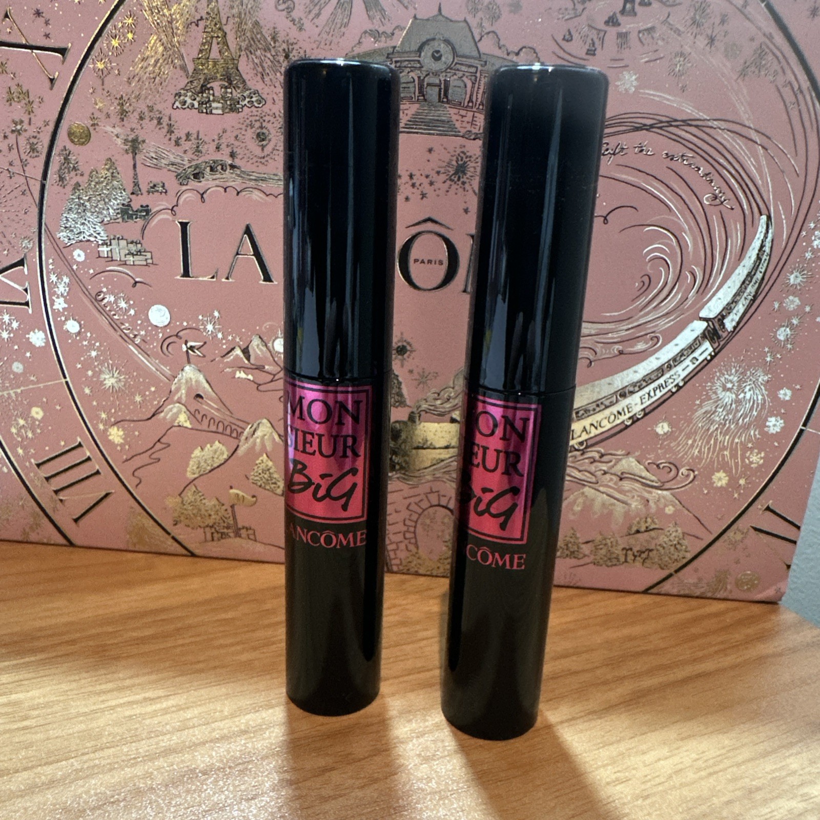 2, Lancome Monsieur Big Mascara Big Volume Black Mascara – Full Size 10ml each