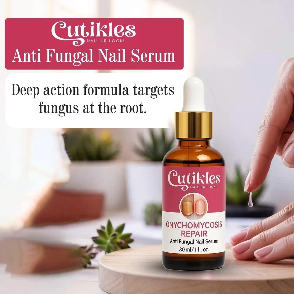 CUTIKLES Anti-Fungal Nail Repair Serum for Healthy Nails Nourishes Nails 30ml X2