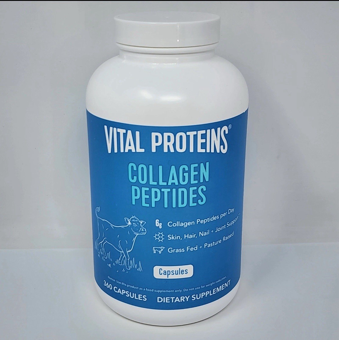Vital Proteins Collagen Peptide – 360 Capsules SEALED/EXP 03/2027