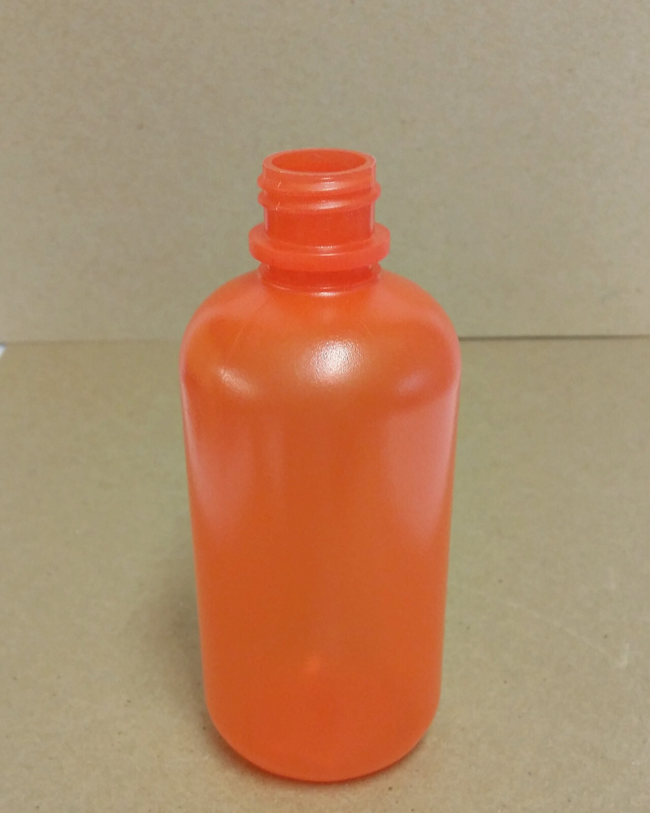 Natural HDPE 8oz Boston Round Plastic Bottles-bottle only bulk/wholesale