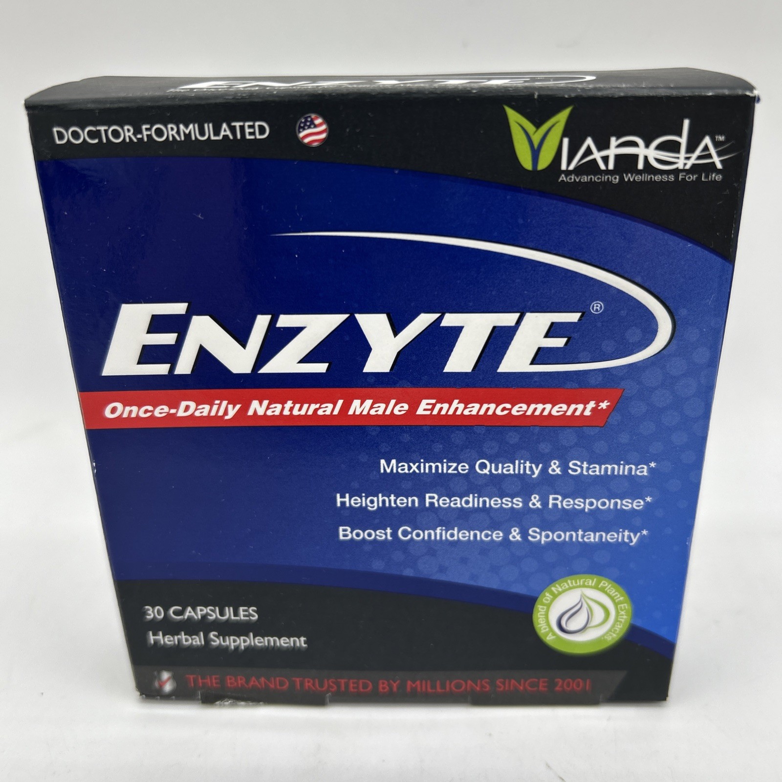 ENZYTE Once-Daily Natural Male Enhancement 30 capsules
