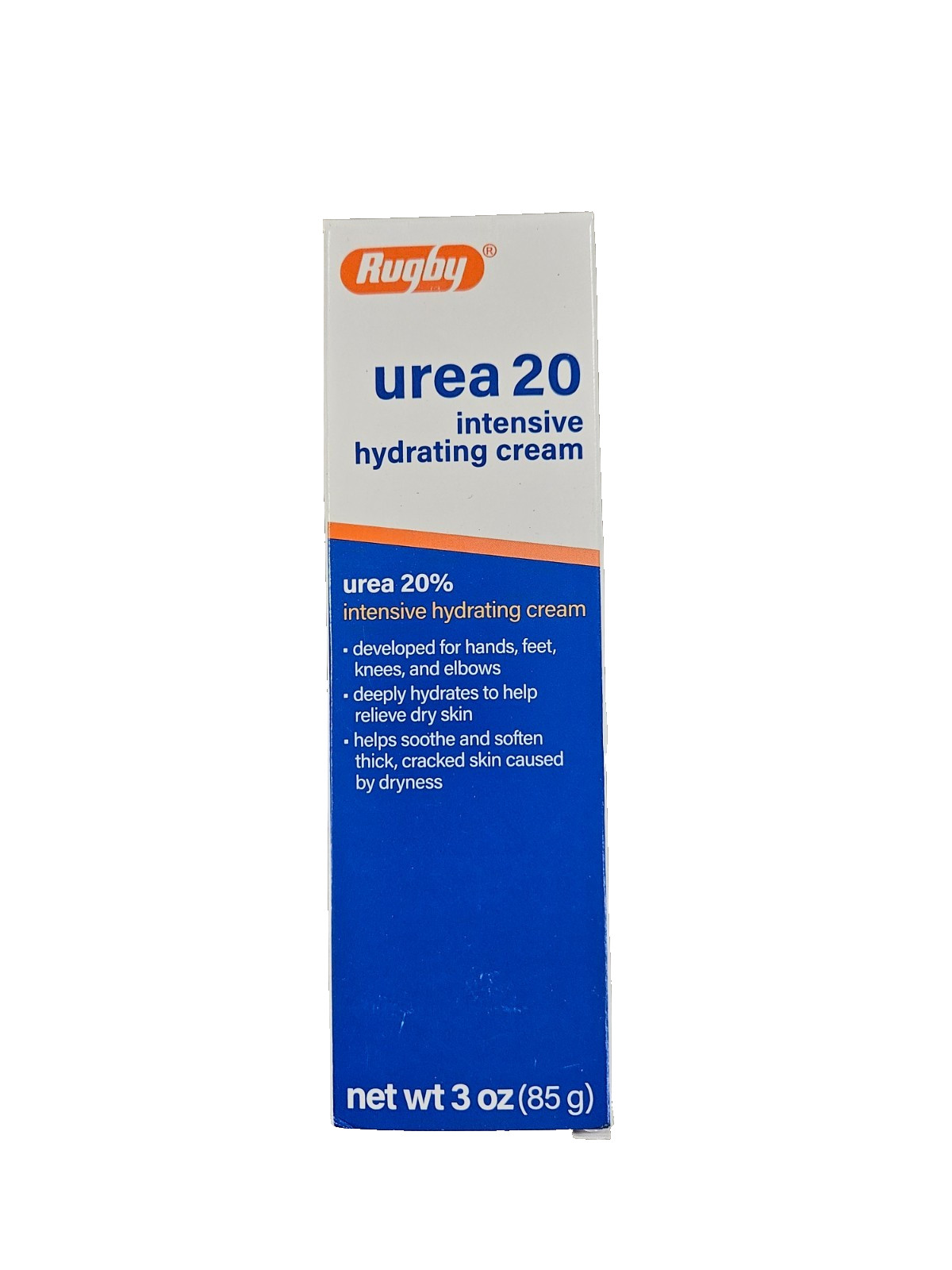 Rugby Urea 20 % Cream Intensive Hydrating 3oz / 85gm ( 3 pack )