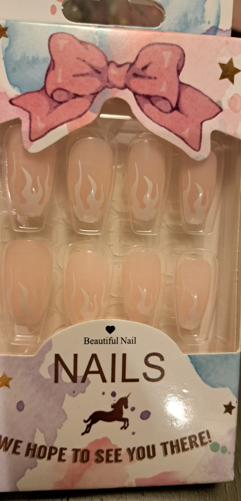 4 Packs Of Press on Nails As Pictured