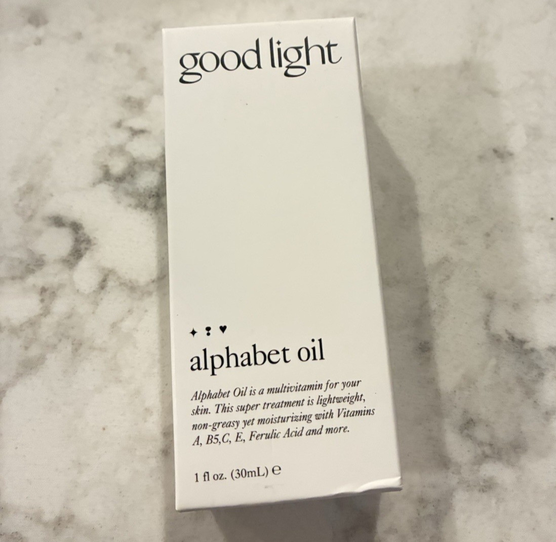 Good Light Alphabet Oil Lightweight & Non-Greasy Multivitamin Face Oil 1 oz NIB