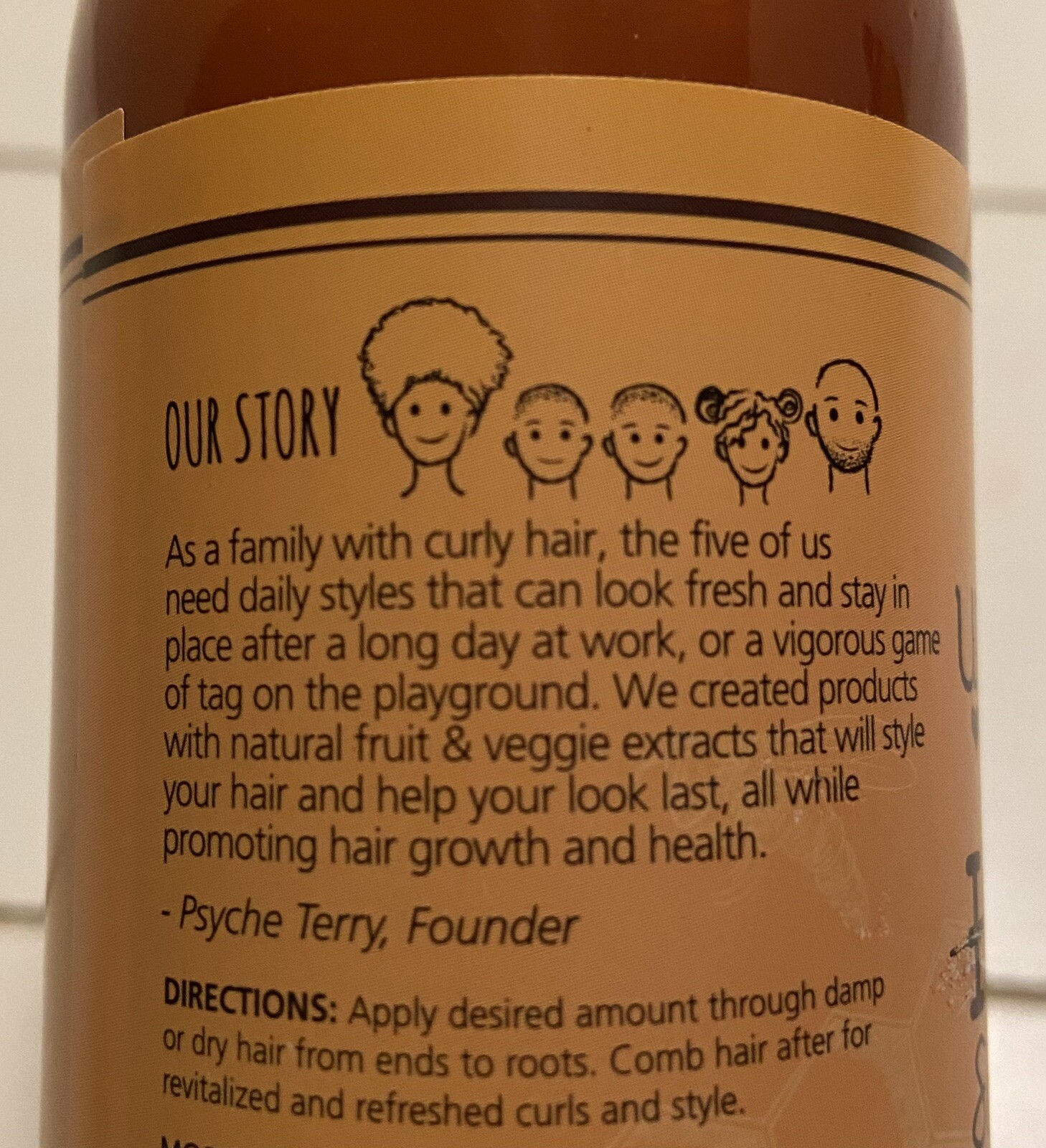 Urban Hydration Honey Soften Detangle Style Daily Hair Moisturizer 9.1 fl oz