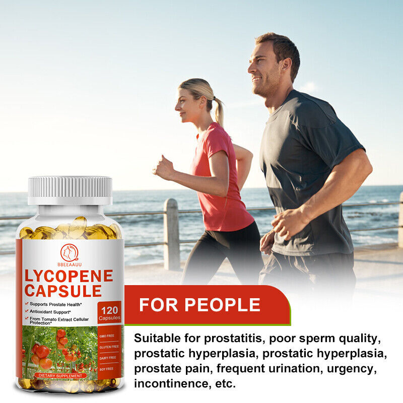 Lycopene Capsules Antioxidant Prostate Support Immune, Heart Health Support