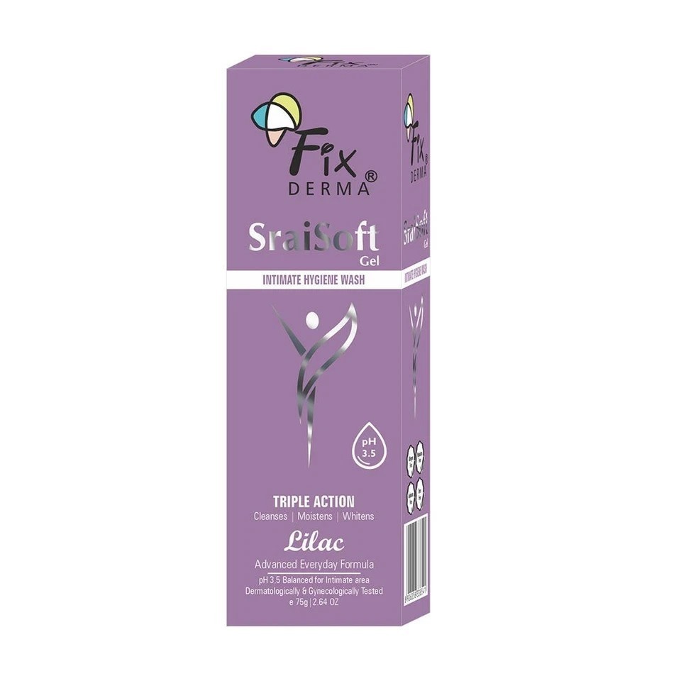 Fix Derma Sraisoft Gel Intimate Hygiene Wash 75ml