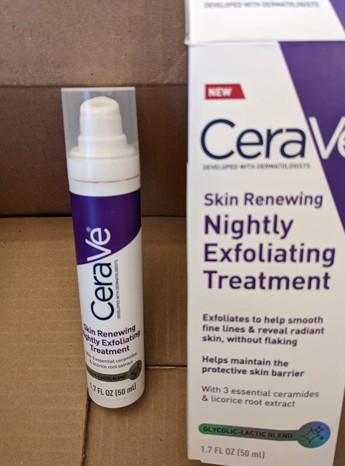 Cerave Skin Renewing Nightly Exfoliating Treatment 1.7