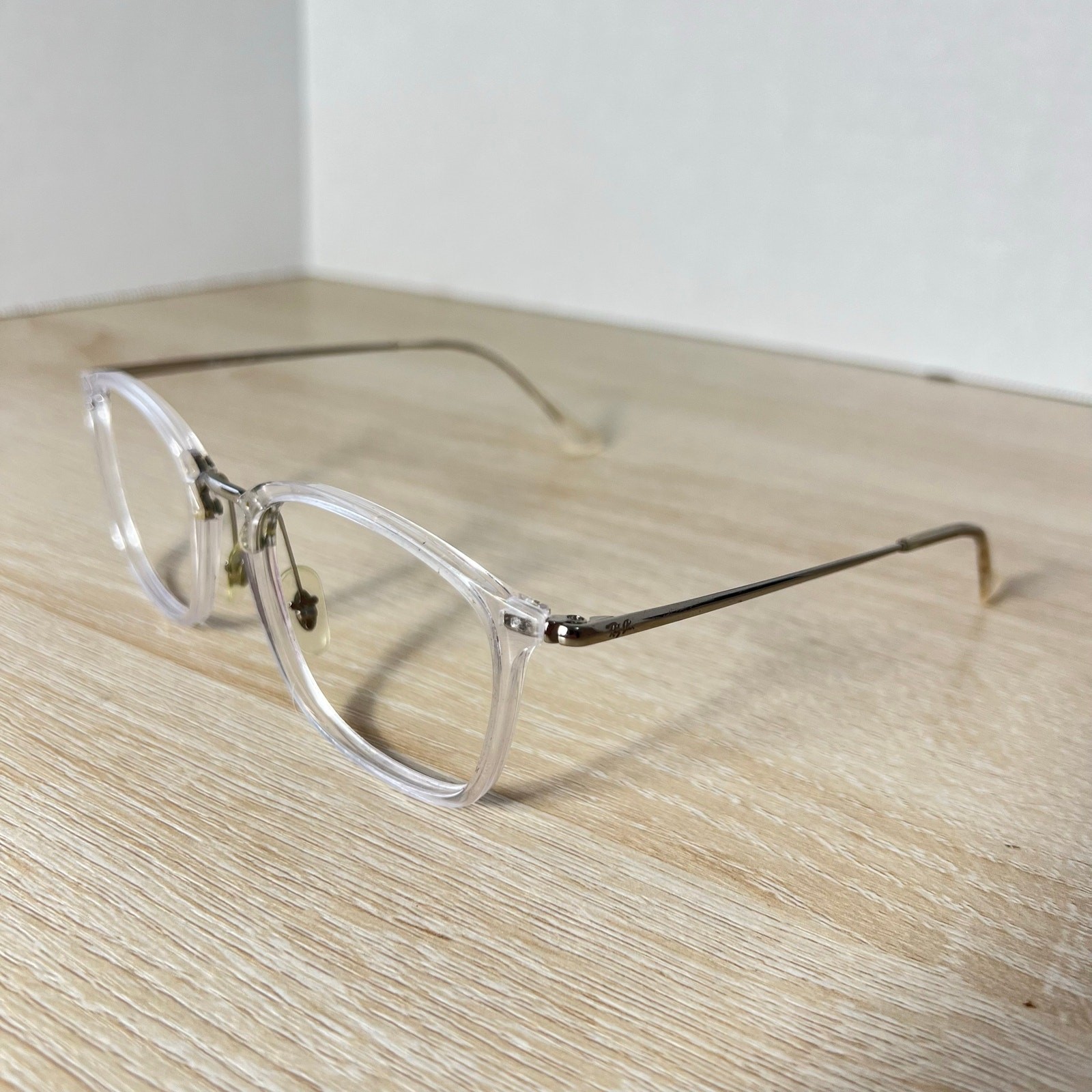 Ray-Ban RB7164 2001 Eyeglasses Clear Square Full Rim Frames Only 52-20-150