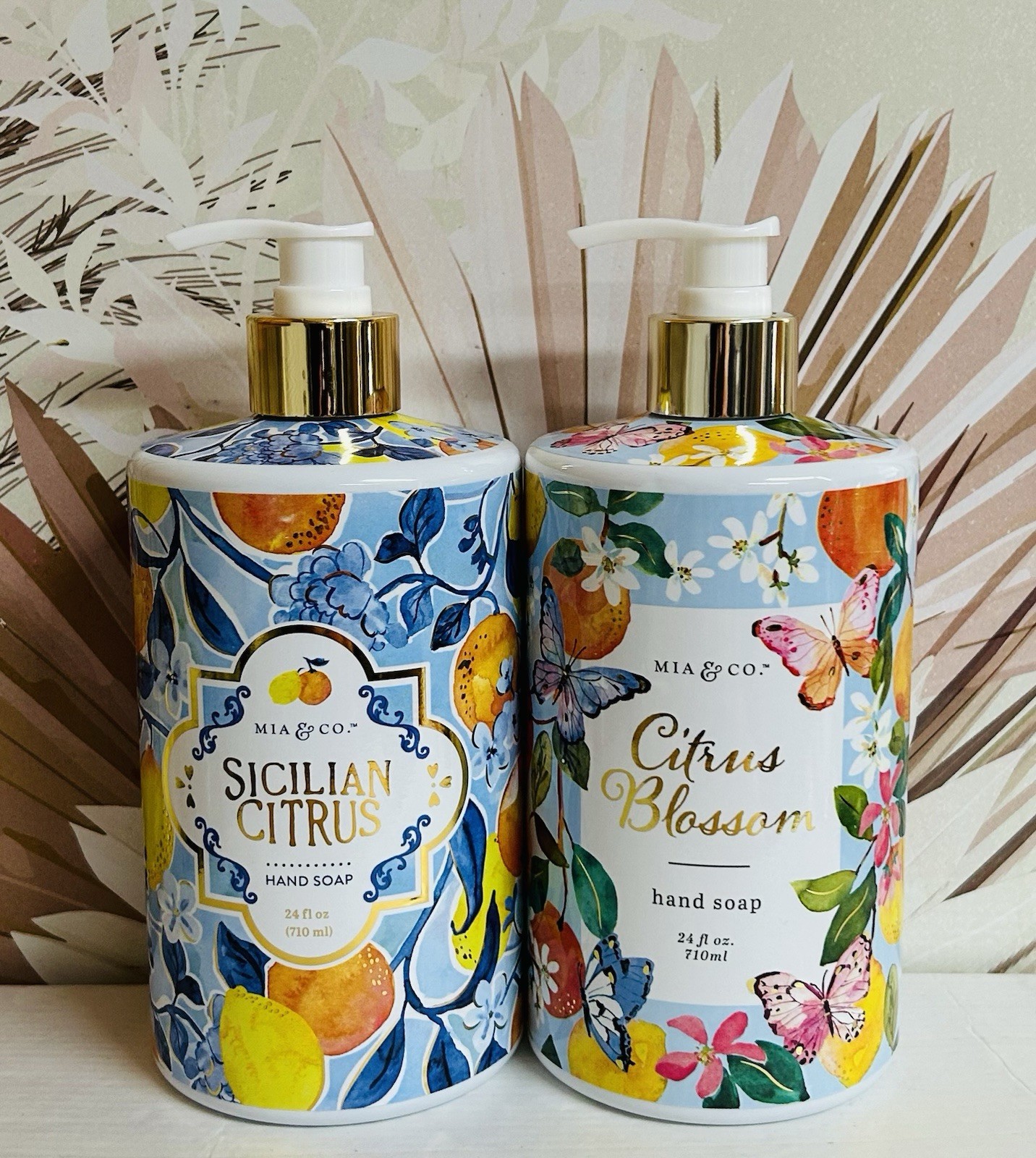 2-Pack Mia & Co. ~ Sicilian Citrus & Citrus Blossom Hand Soap 24 fl oz Each