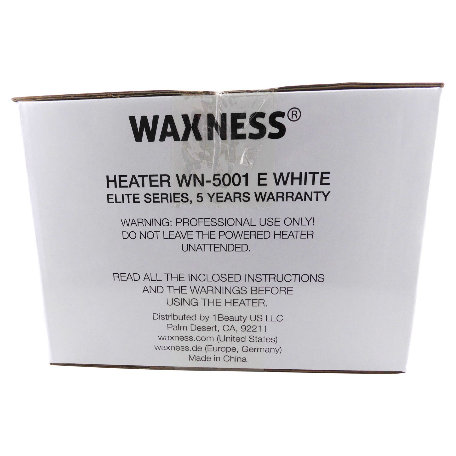 Waxness Professional Wax Heater WN-5001 White Elite-Series 1 LB-5 Years Warranty
