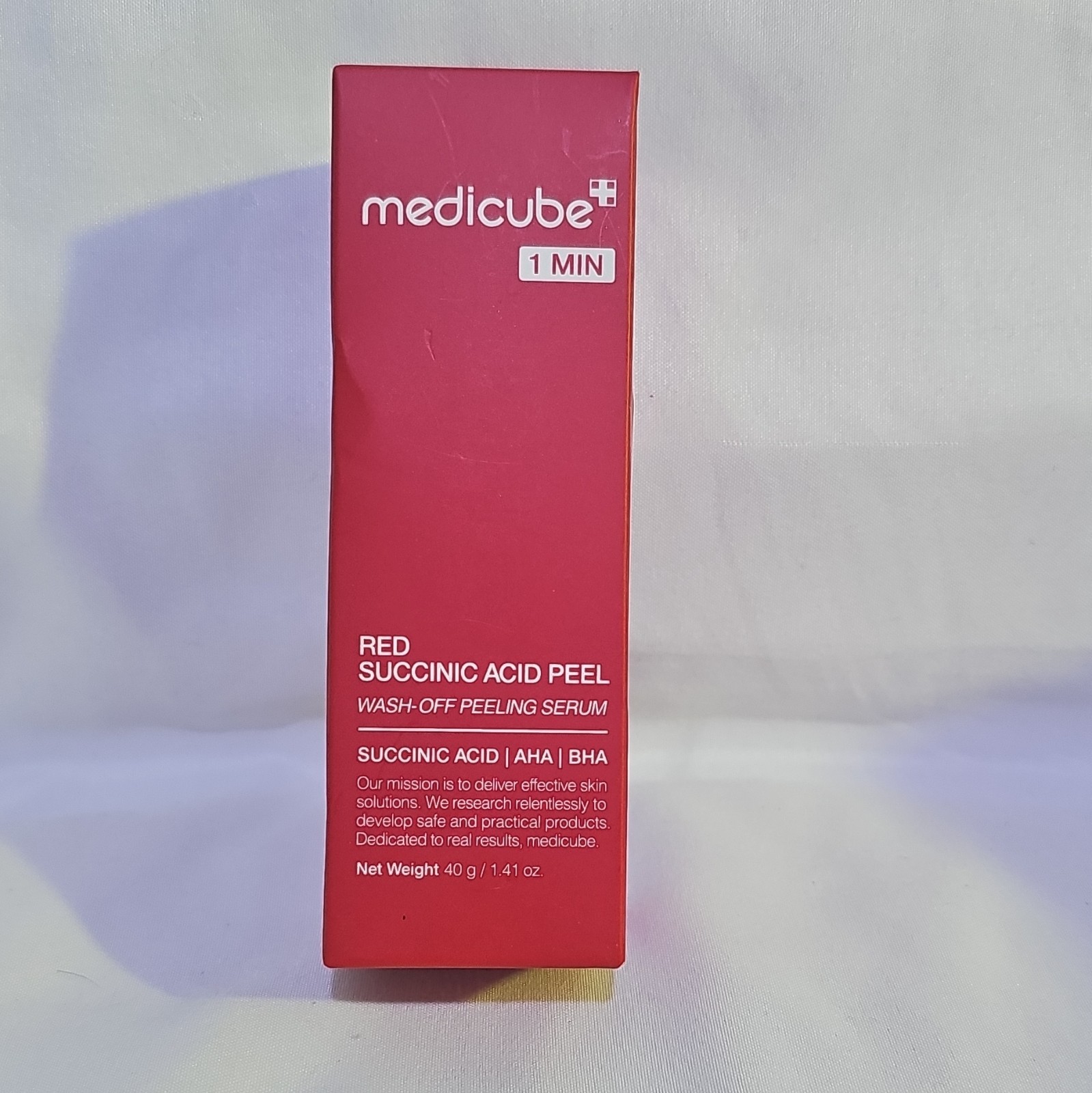 medicube 1 MIN Red Acne Succinic Acid Wash-Off Peeling Serum 1.41 oz