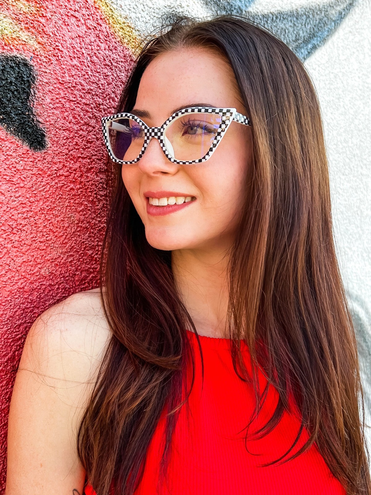 Women Cateye Anti Blue Light UV Blocker Reading Glasses – Clear Lens Reader