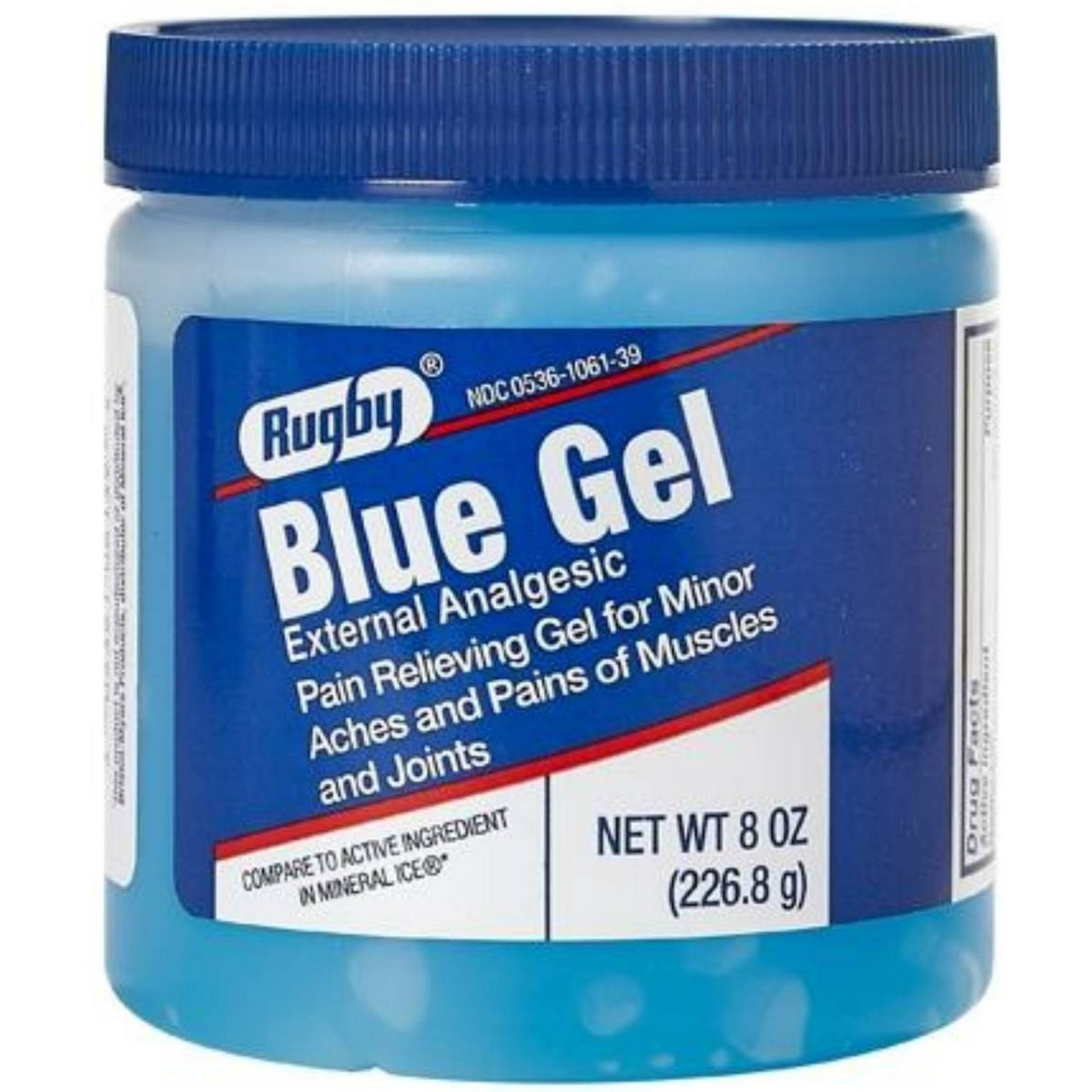 3Pack Rugby Blue Gel External Analgesic Pain Relief 8 Oz (226.8 g) Fast Shipping
