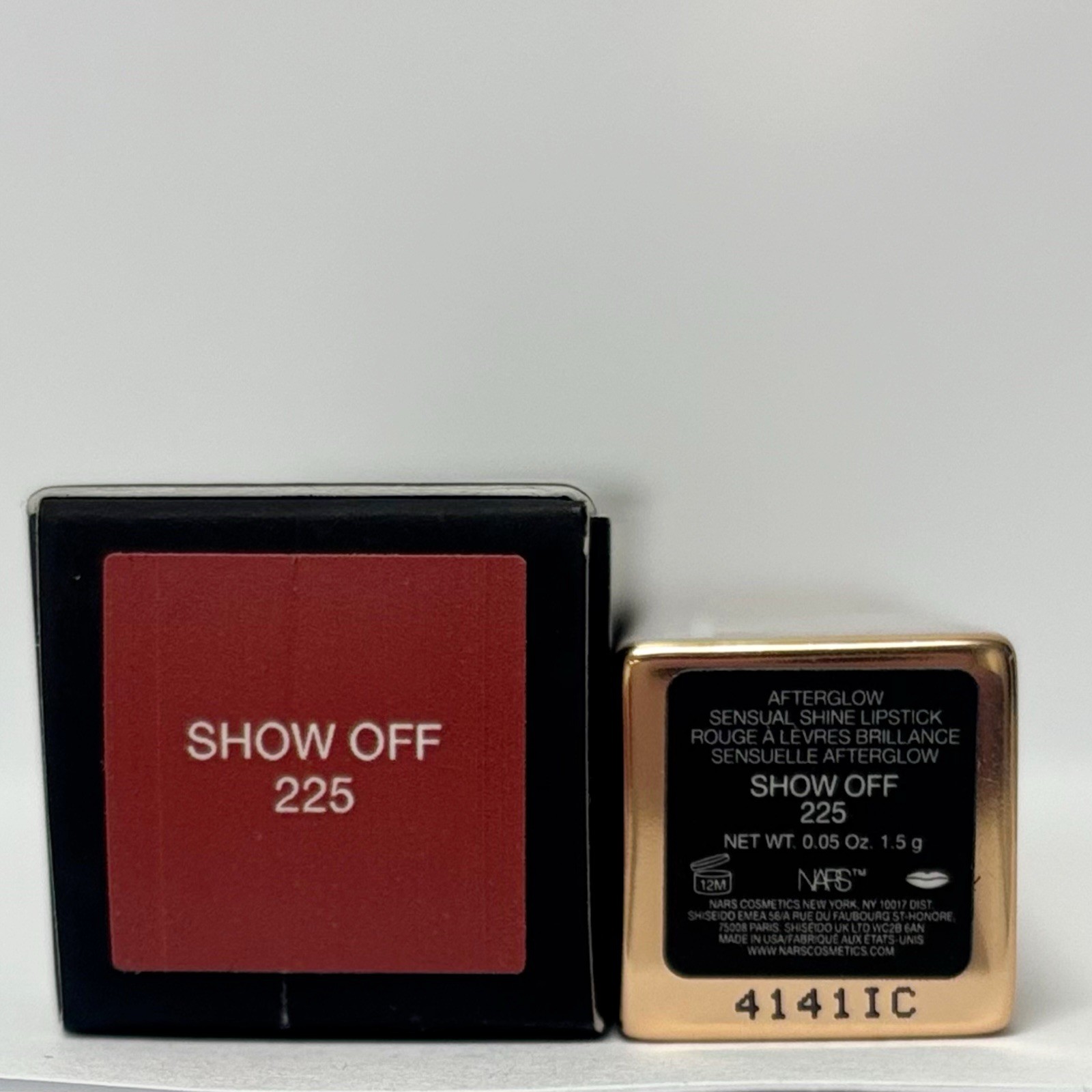 NARS Afterglow Sensual Shine Lipstick “Show Off 225” 0.05oz (1.5g) •NEW IN BOX•