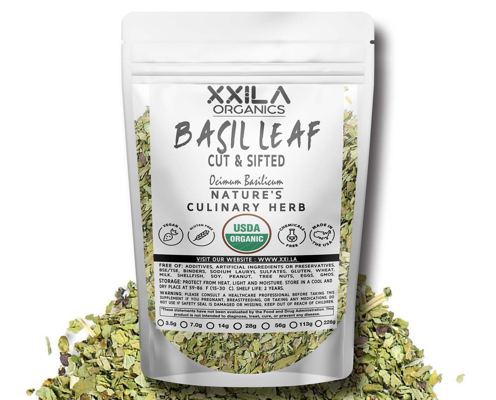 Holy Basil Leaf – Organic, Dried Tulsi for Teas, Tinctures & Wellness | Natur…