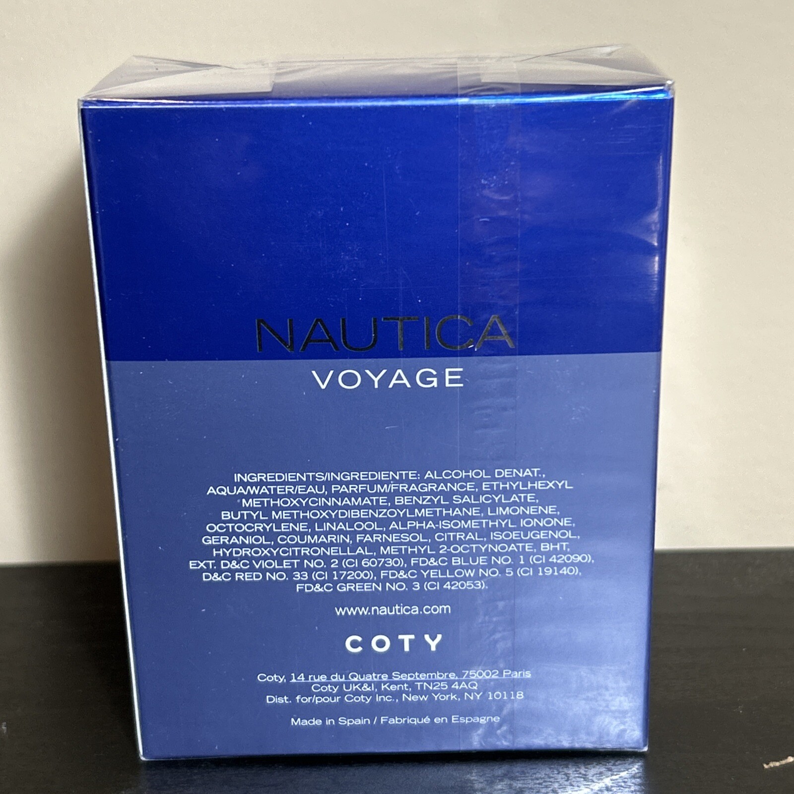 NAUTICA VOYAGE by Nautica 3.3 FL OZ/100 ml EDT Cologne Spray for Men New In Box