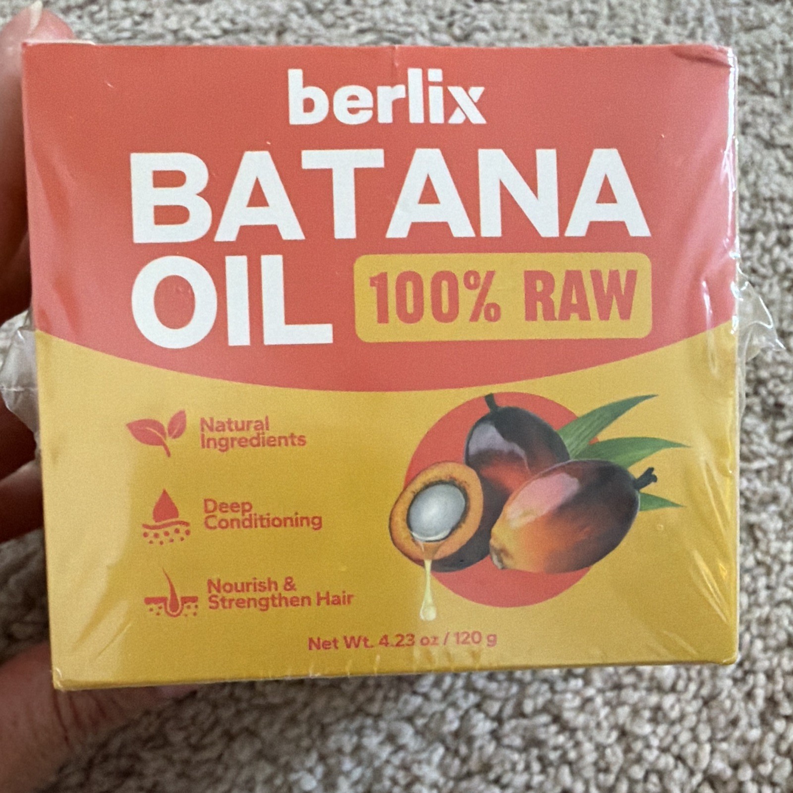 Berlix Batana Oil 100% Raw Deep Conditioning Hair Treatment 4.23 oz/120 g