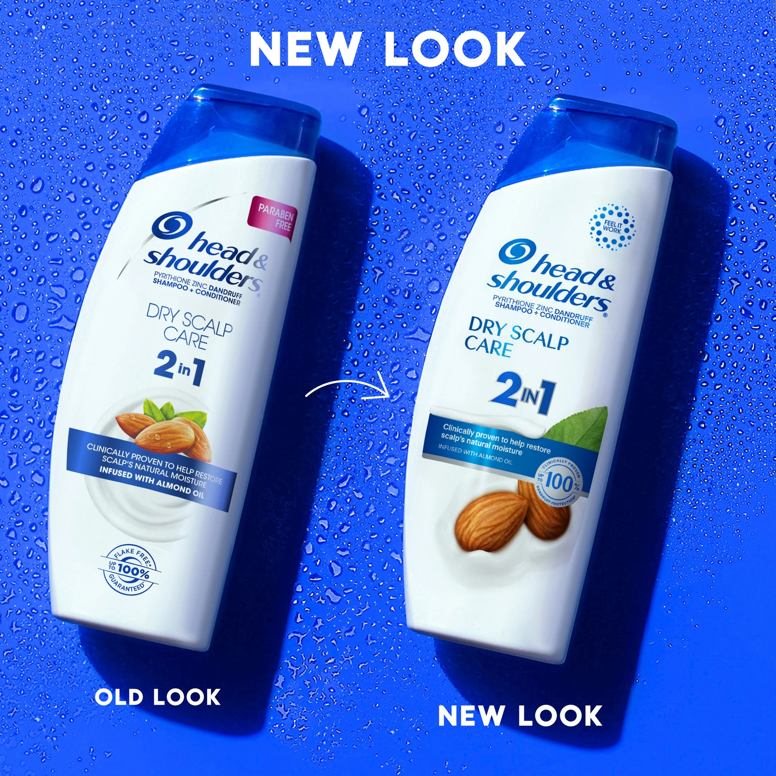Head and Shoulders 2 in 1 Dandruff Shampoo and Conditioner,Dry Scalp Care,8.45Oz