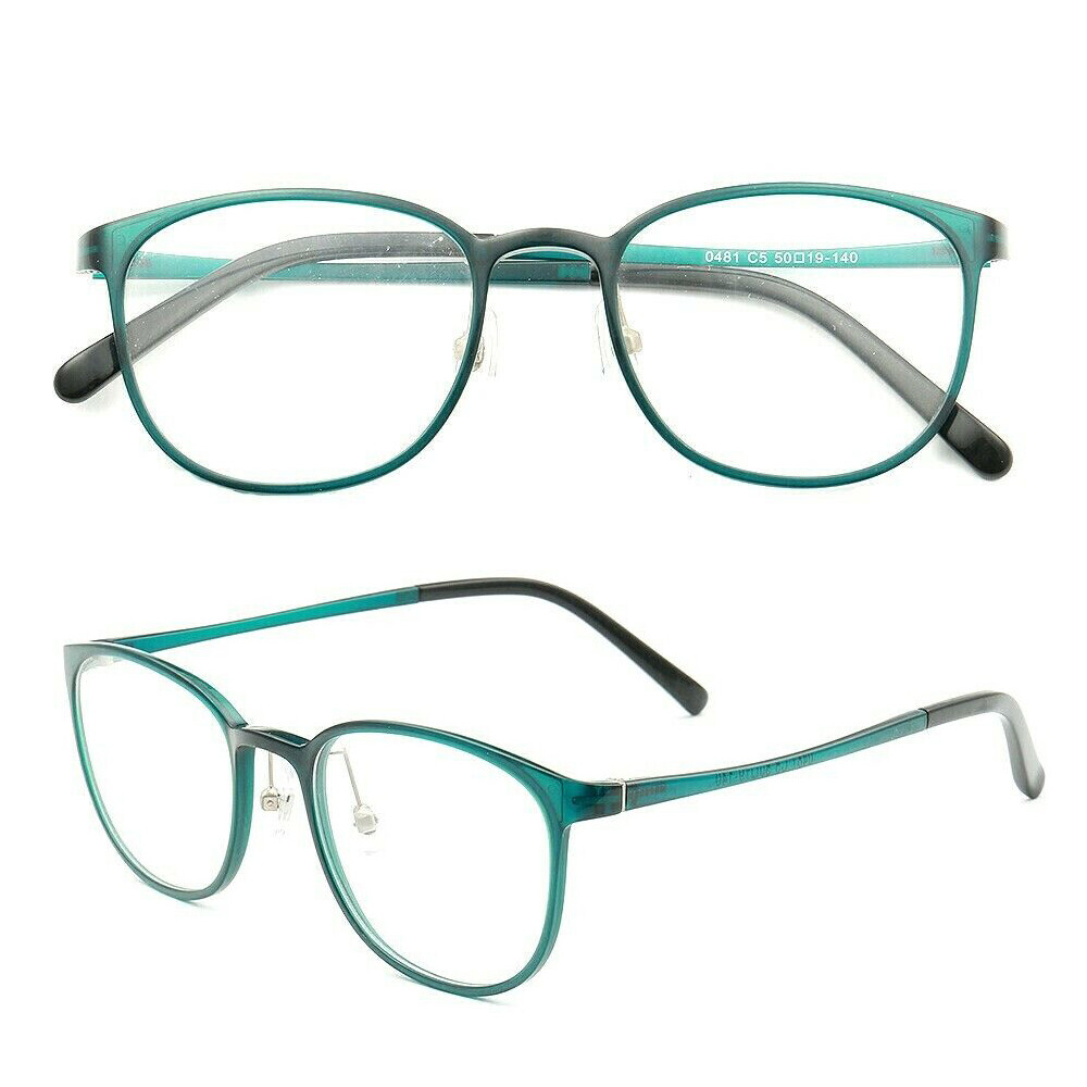 Hand Made Vintage Round Men Eyeglasses Frames Womens Glasses Eyewear Light TR90