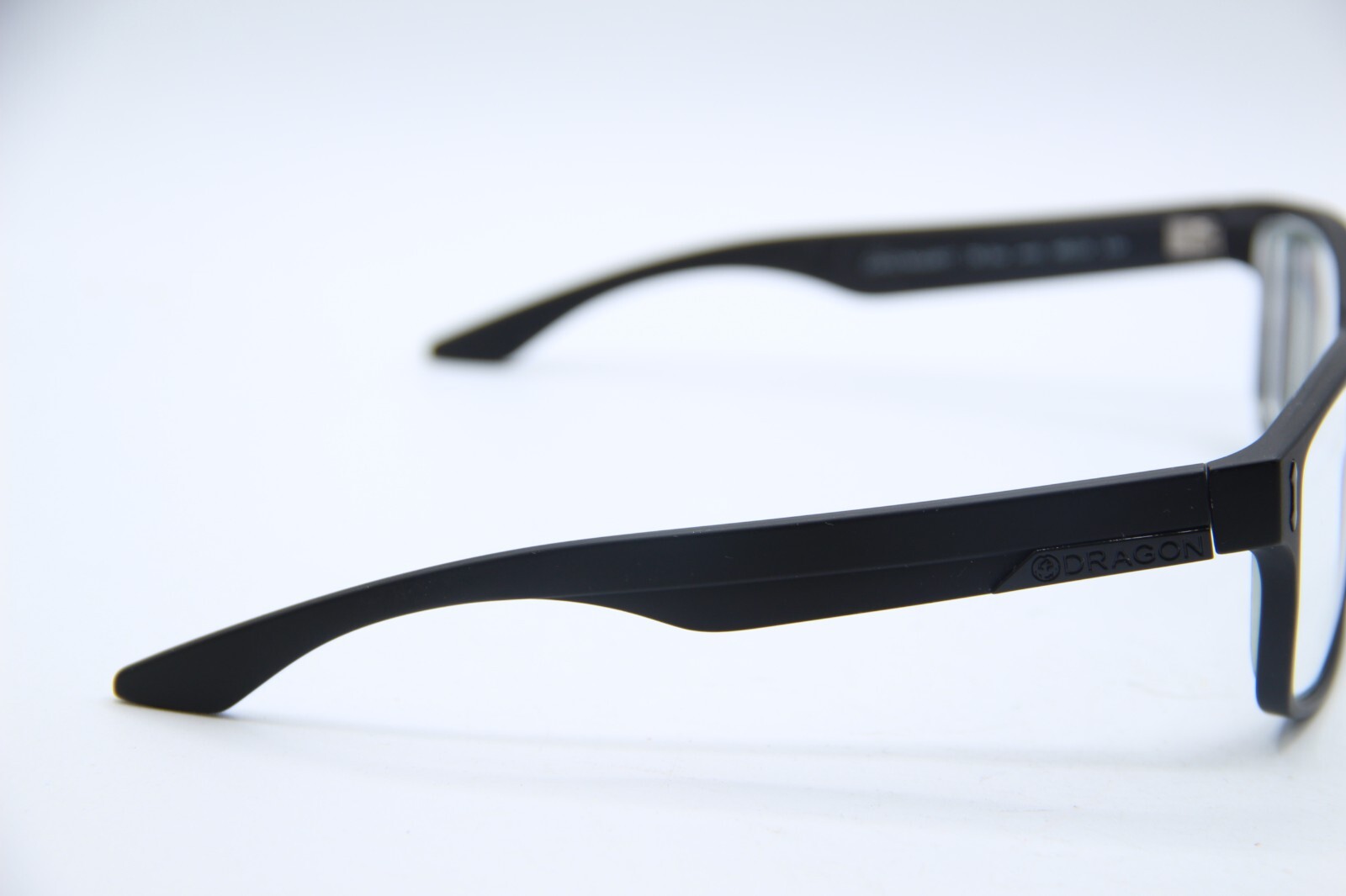 NEW DRAGON DR 126 002 BLACK MATTE AUTHENTIC FRAMES EYEGLASSES 58-15