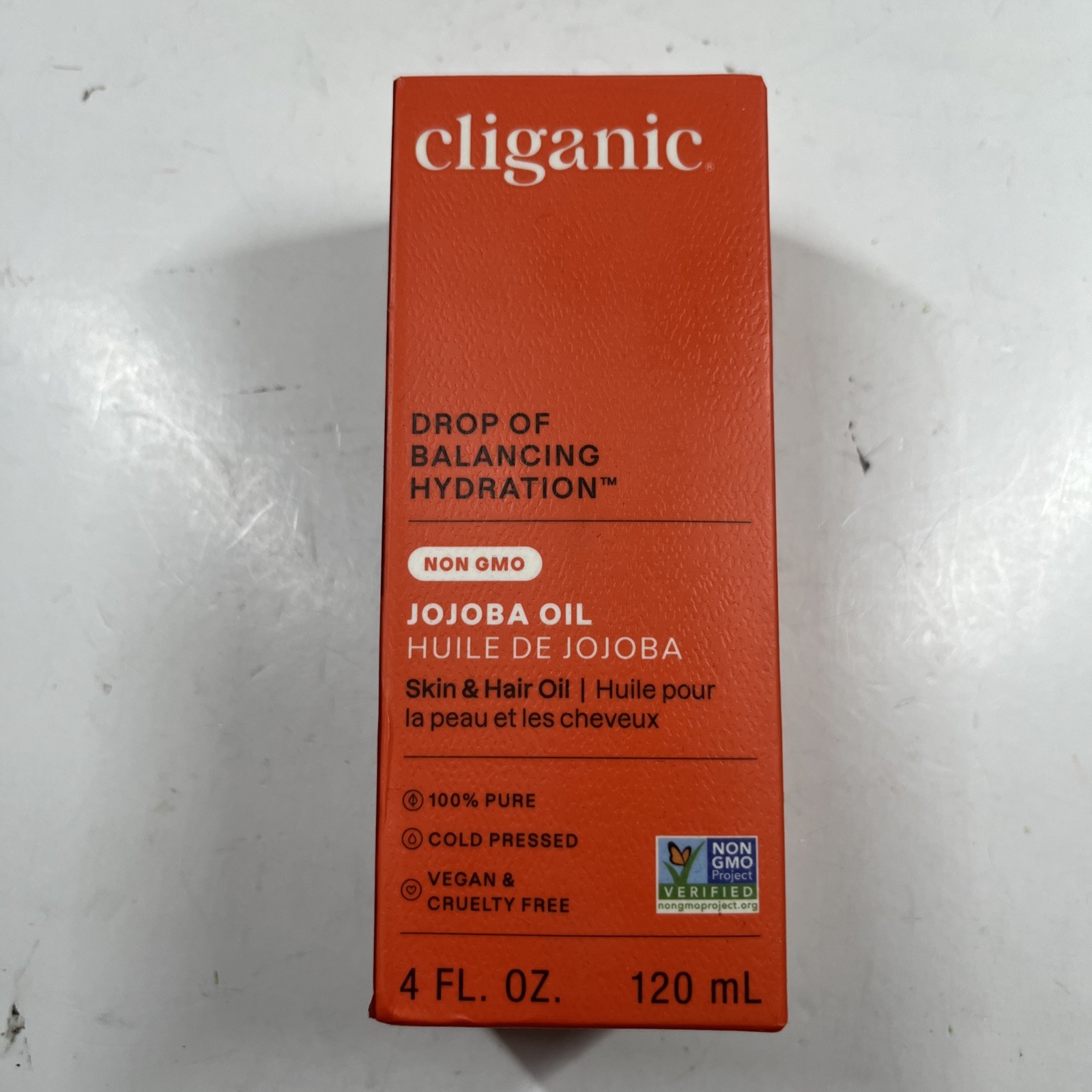 Cliganic Non-GMO Jojoba Oil for Skin, Hair & Face (4oz) | 4 Fl Oz 08/2029