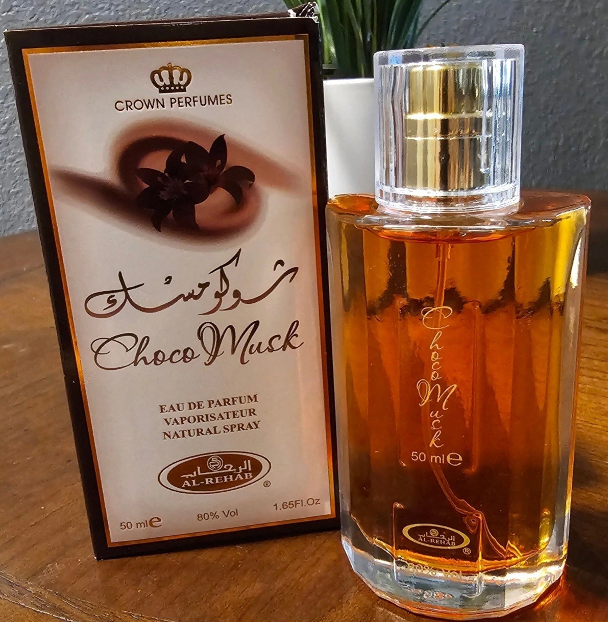 Al-Rehab Choco Musk Eau de Parfum Spray Regular Size 1.65 fl oz