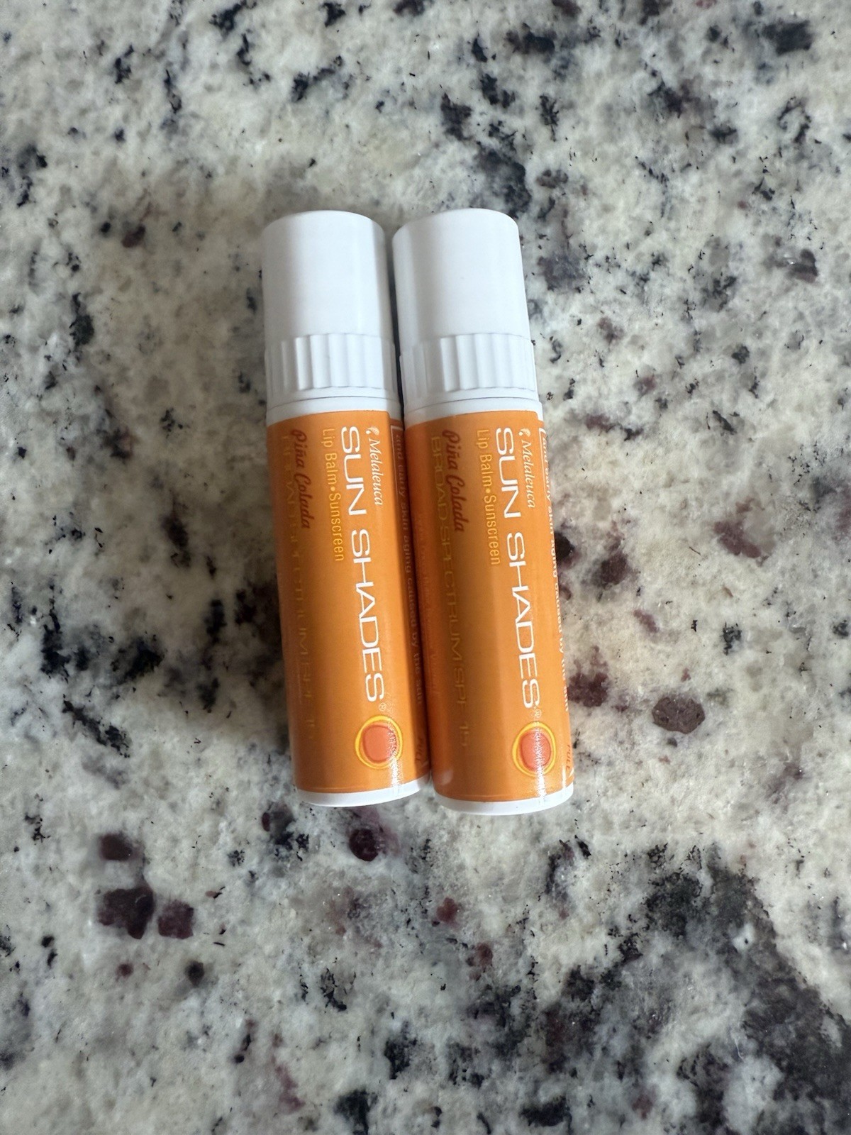 NEW Lot Of 2 Melaleuca Sun Shades Pina Colada Lip Balm SPF 15