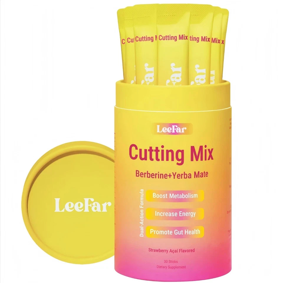 Leefar Cutting Drink Mix – Berberine, Chromium, 5-HTP, Yerba Mate & Magnesium |