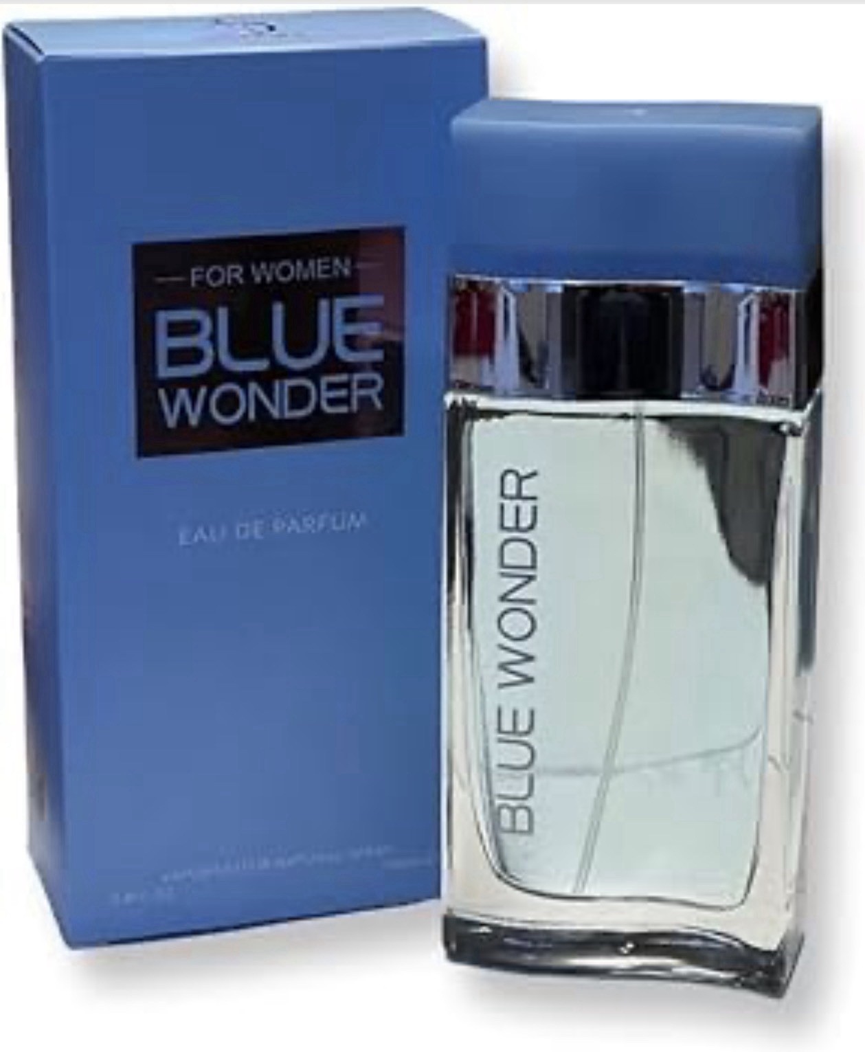 Blue Wonder For Women Eau De Parfum Spray 3.4 oz Sicilian Lemon, Cedar, Bluebell
