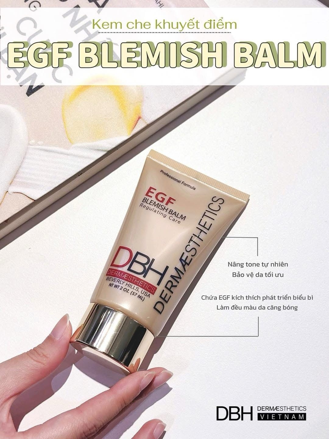 DBH Balm 2.0 oz 57ml- Made In USA Brand New In Box Free Shipping