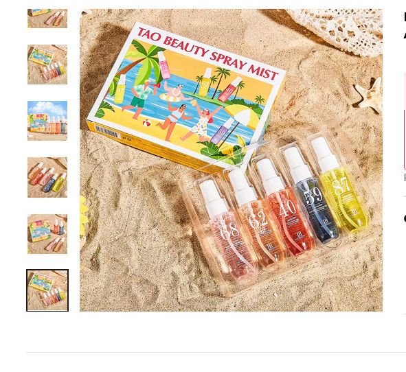 Digital x5 Perfume Set Box Fresh Fragrance Long-Lasting Scent Alcohol-Free Body