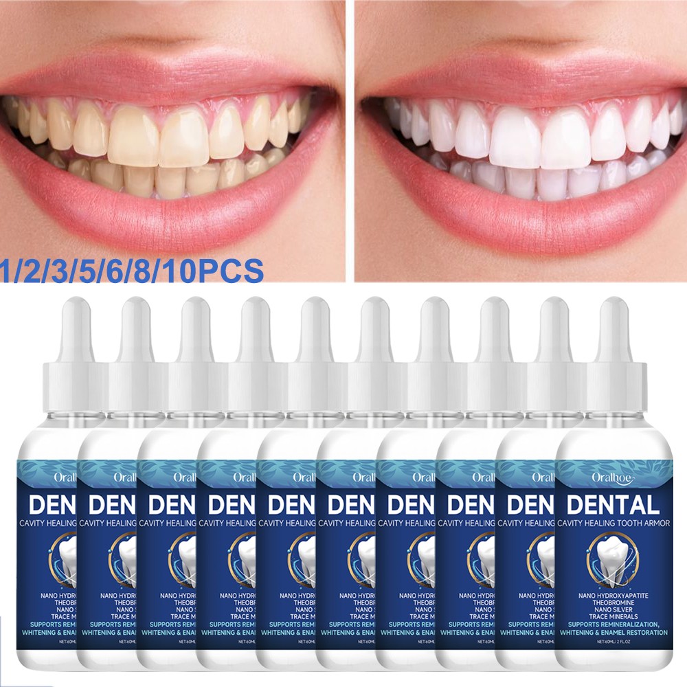 Dental Cavity Healing Tooth Armor Liquid,60ml Hydroxyapatite Tooth Repair Serum