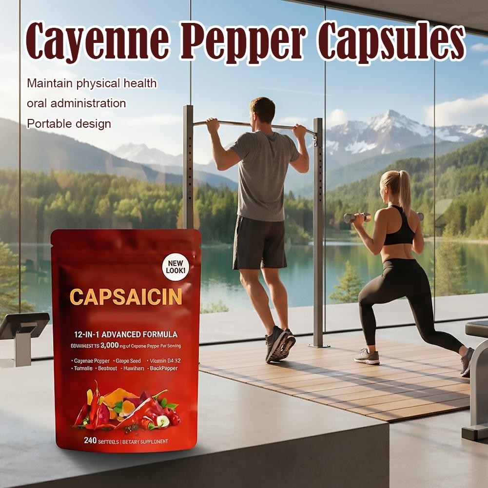 2X Wholesome Power Cayenne Pepper Softgels Capsaicin Leg Vein Assistance