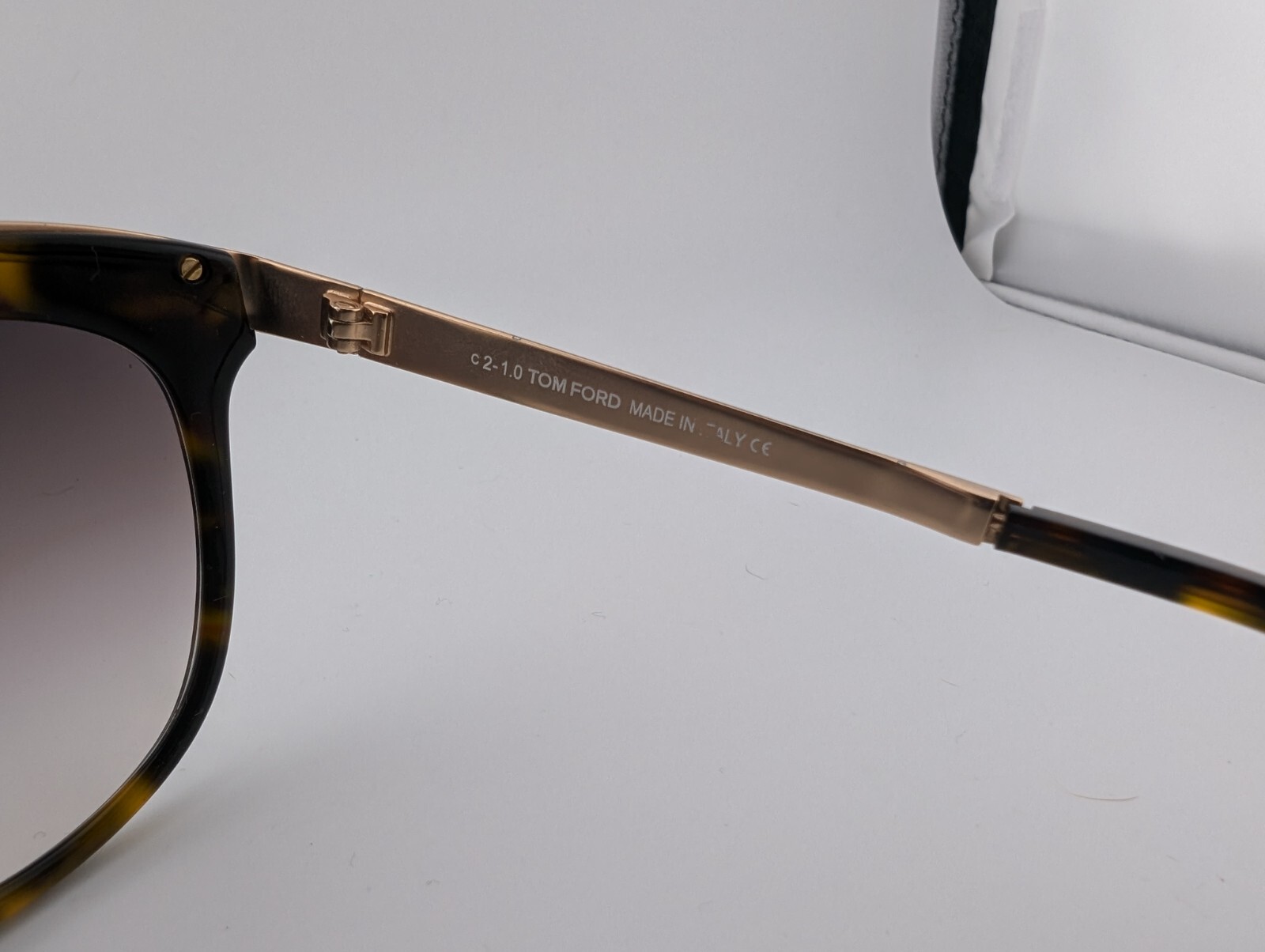 Tom Ford Eyeglasses, Frames Only, TF461, 52G, 56-19, Italy, Tortoise/Gold