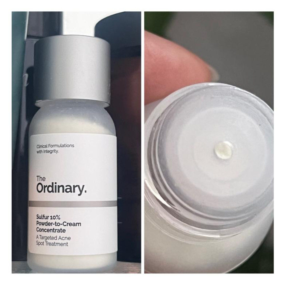 NIB 100% Authentic The Ordinary Sulfur 10% Concentrate Acne Spot Treatment, 5 g