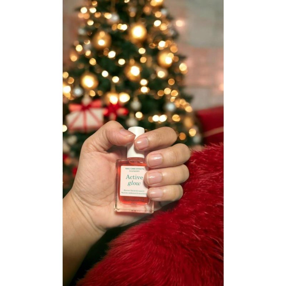 Manucurist Authentic Raspberry Nourishing Treatment Nail Polish 0.5 oz/15 mL