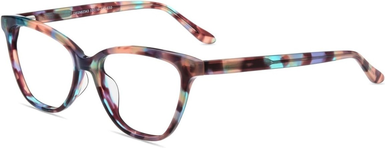 Chic Animal Print Cat Eye Glasses for Blue Light Protection & Headache Relief