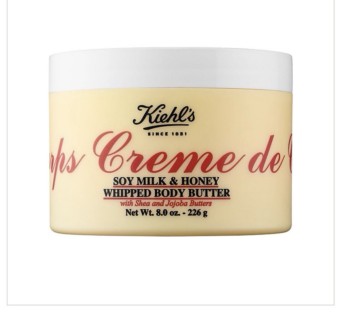 Kiehl’s Creme de Corps Soy Milk & Honey Whipped Body Butter 8 oz/226g New Sealed