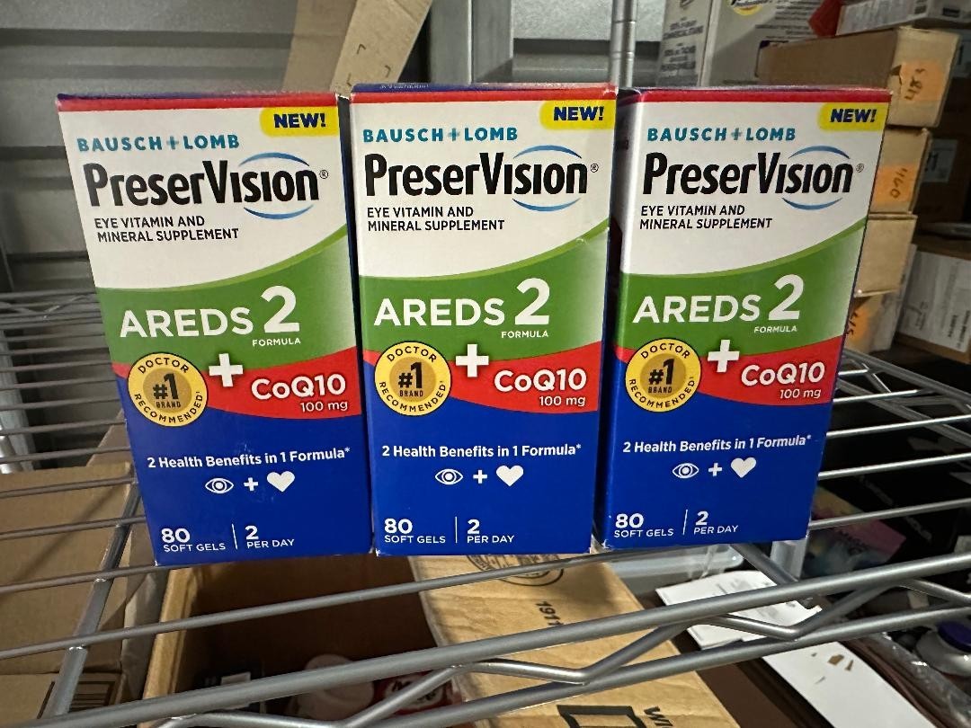PreserVision AREDS 2 + CoQ10 Eye Vitamin, 80 Softgels (3 pack)