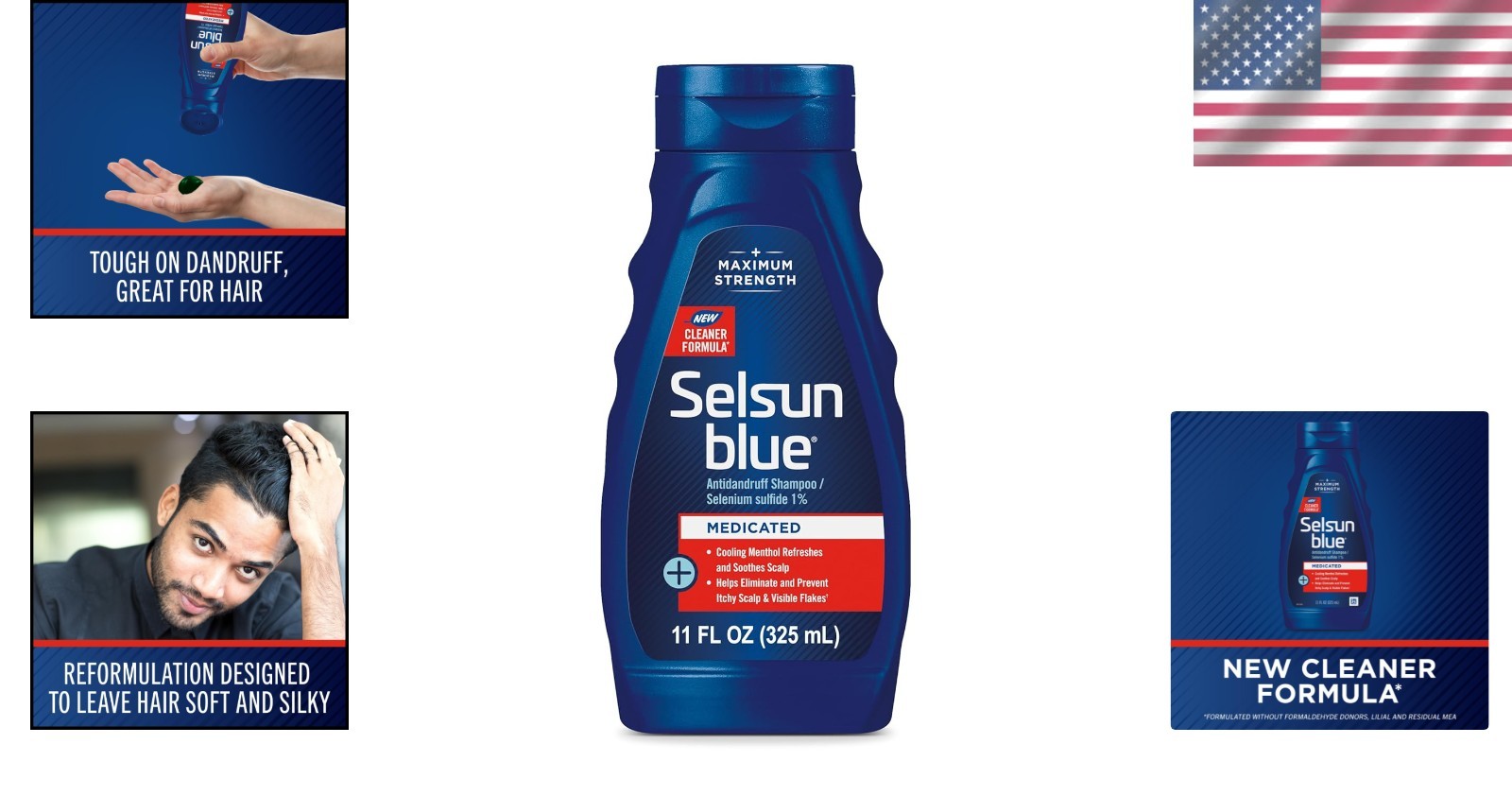 11 Fl Oz Medicated Antidandruff Shampoo – Maximum Strength with Selenium Sulfide